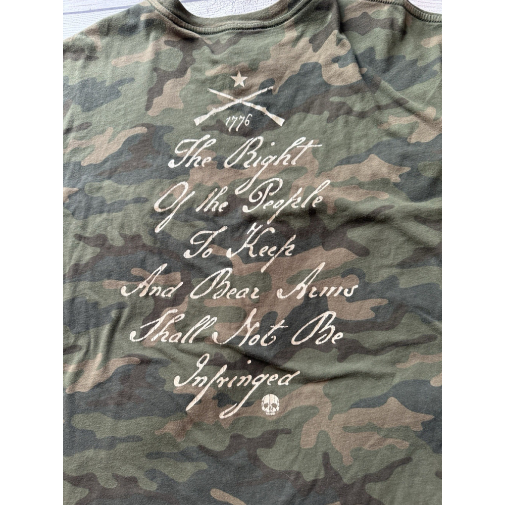 Howitzer Patriot MFG 1776 The Right To Bear Arms Infringed T Shirt Size XL Camo - Picture 9 of 9
